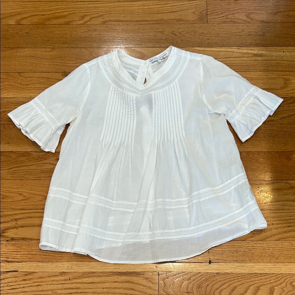English Factory Ivory Lace Blouse